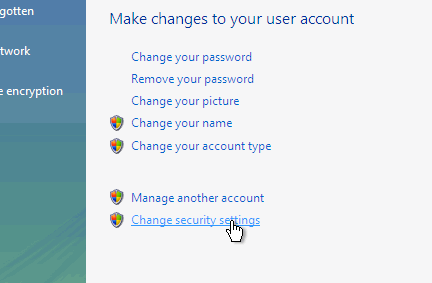 Window Vista User Account Control Settings Macbook