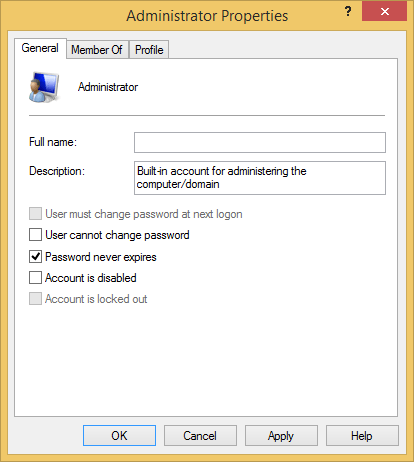 Delete Administrator User Windows Vista