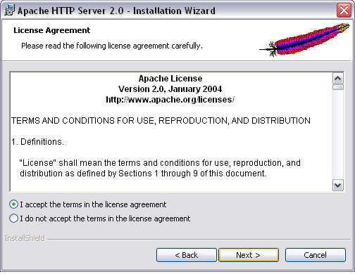 Настройка apache windows xp