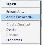 Password Protect Compressed (zipped) Folders and Hence Your Files and Folders Add a Password to Compressed (Zipped) File