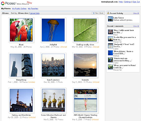 online photo albums picasa alternative