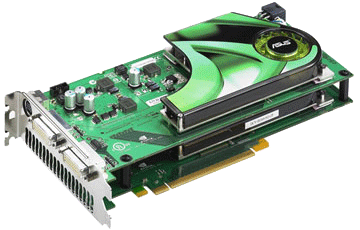 ASUS Geforce 7950GX2 PCI x16 Graphics 
