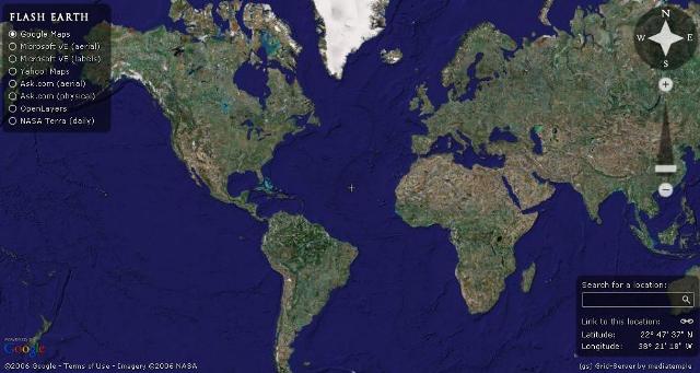 google earth view satellite