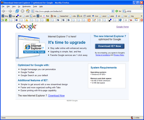 downlaod internet explorer 7