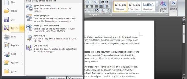 Office 2007 Keyboard Shortcut