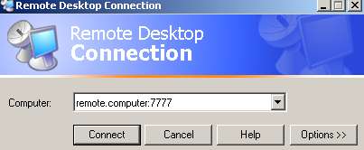 microsoft remote desktop connection web manager port