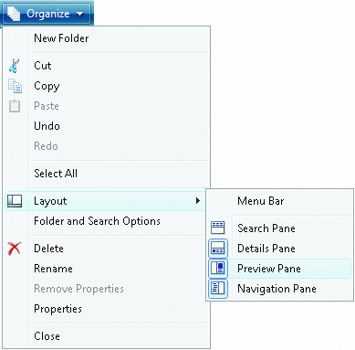 windows preview pane not working