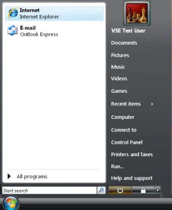 Vista Start Menu in Windows XP