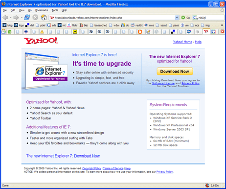 internet explorer 7 download for windows 2003