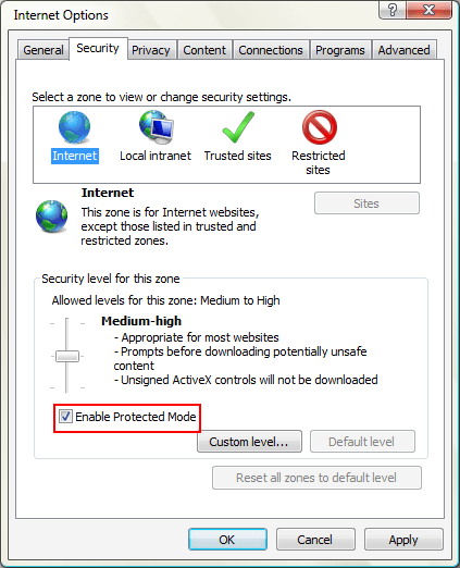 Disable or Turn Off Or Enable and Turn On Internet 