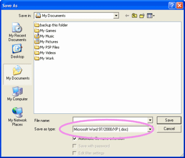 format office default openoffice file microsoft open formats doc change use document saving configure gif install 2007 windows