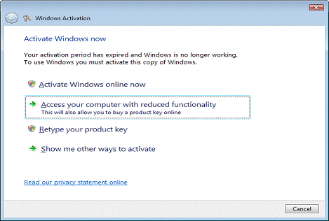 windows xp activation wpa kill vista