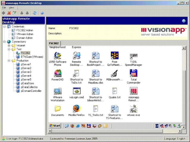 visionapp remote desktop