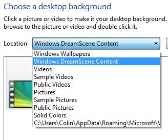 Windows dreamscene can t run as your desktop is now configured что делать