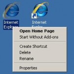 Restore, Enable and Display the Missing Internet Explorer (IE) Icon on Windows Vista Desktop