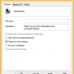 Enable or Disable Built-in Administrator Account in Windows 10 / 8.1 / 8 / 7 / Vista