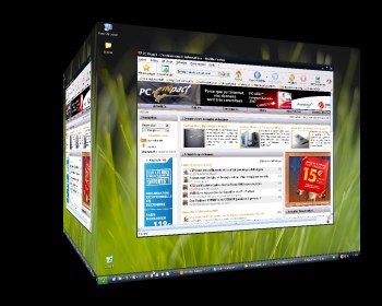 how to rotate screen windows vista