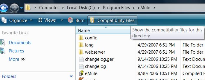 compatibility files windows 10