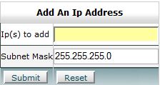 Add IP Address in WHM