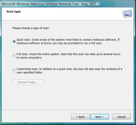 Malicious Software Removal Tool