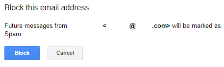 how to block emails from a domain in gmail