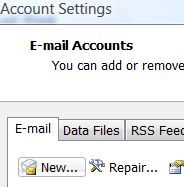 set up multiple email accounts in outlook 2007