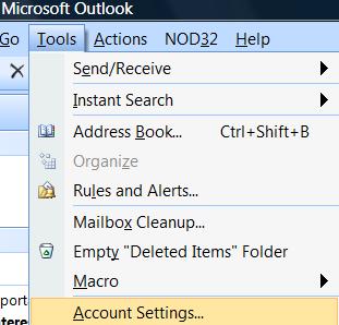 outlook 2013 and hotmail email settings