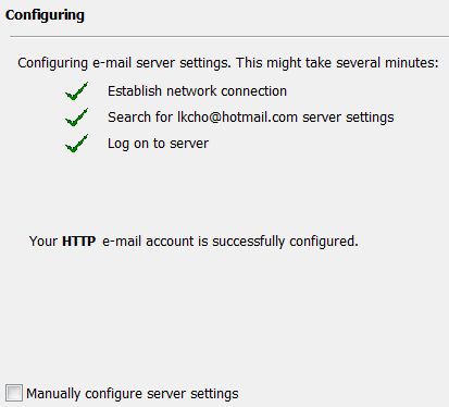 hotmail email settings outlook 2007