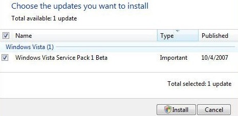 downloading windows vista service pack 1