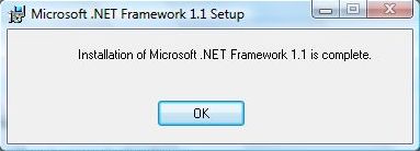 Install Microsoft .NET Framework 1.1 on Windows 7 and Windows Vista