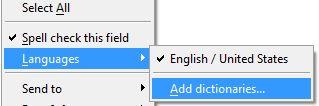 Add more dictionary in Firefox