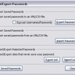 Firefox & Thunderbird Passwords Exporter and Importer