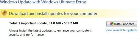 Windows Vista SP1 RC1 Important Update