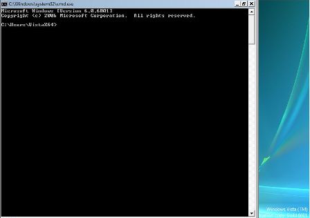 Not Fully Maximized Command Prompt Window