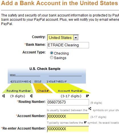 How To Add E Trade Investment Brokerage Trading Account As Paypal Bank Account For Withdrawal And Deposit Tech Journey