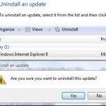 How to Uninstall Windows Internet Explorer 8 (IE8) in Vista