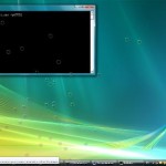 Windows Vista Screen Saver on Desktop Easter Egg