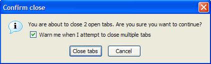 firefox opens with two tabs