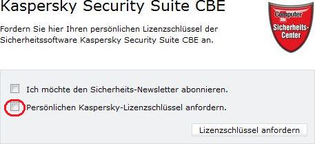 Free License Key for Kaspersky Security Suite CBE