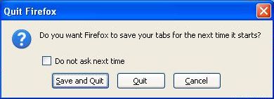 firefox save tabs on close