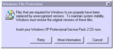 Windows File Protection