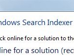 Fix Windows Vista Search Indexer Has Stopped Working with KB952093 Fix Windows Vista Search Indexer Has Stopped Working with KB952093