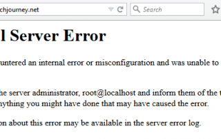 webtools internal server error