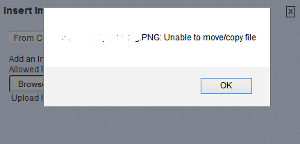 vBulletin Unable to Move/Copy File