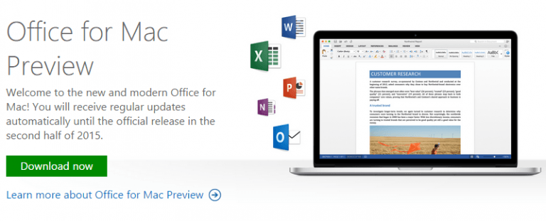 free download office for mac 2016