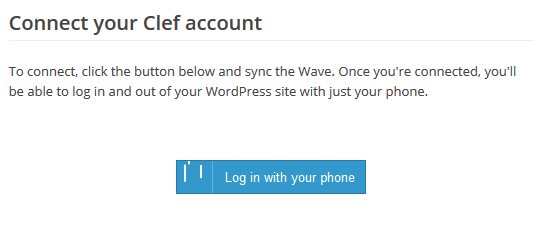 Connect Clef Account