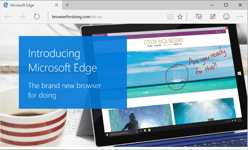 microsoft edge web browser