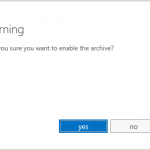 Enable Office 365 Exchange Online Archiving In-Place Archive