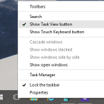 Disable & Hide Task View Button in Taskbar of Windows 10