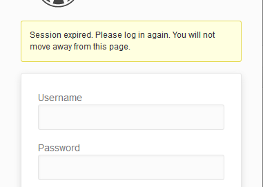 WordPress Session Expired Login Again Popup